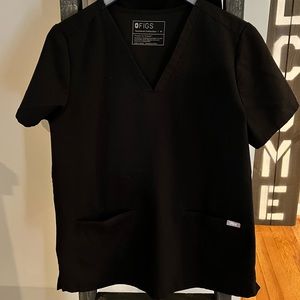 Black FIGS scrub top